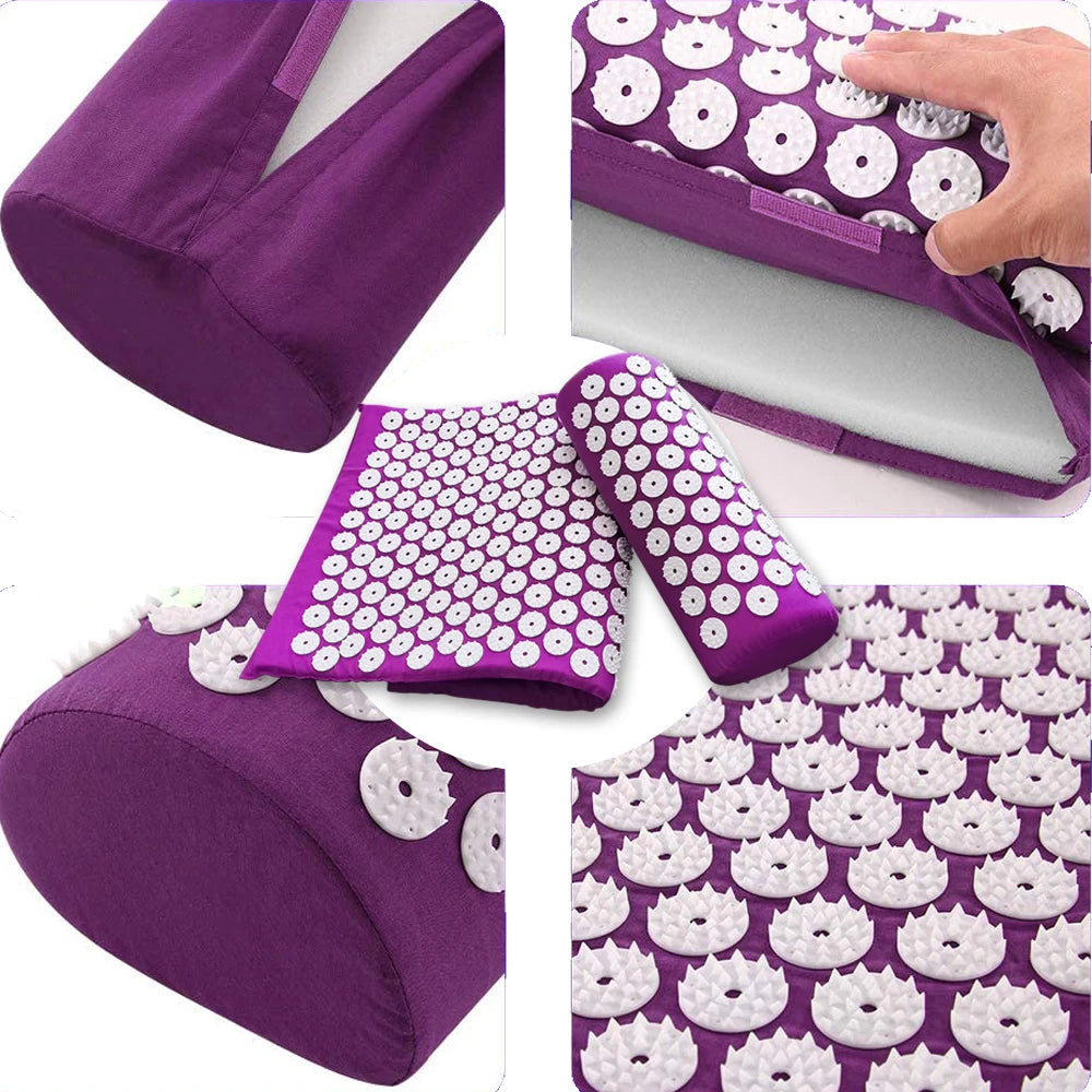 Acupressure Mat & Pillow Set
