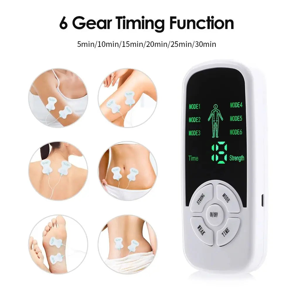 EMS Muscle Therapy Stimulator — 6 Modes