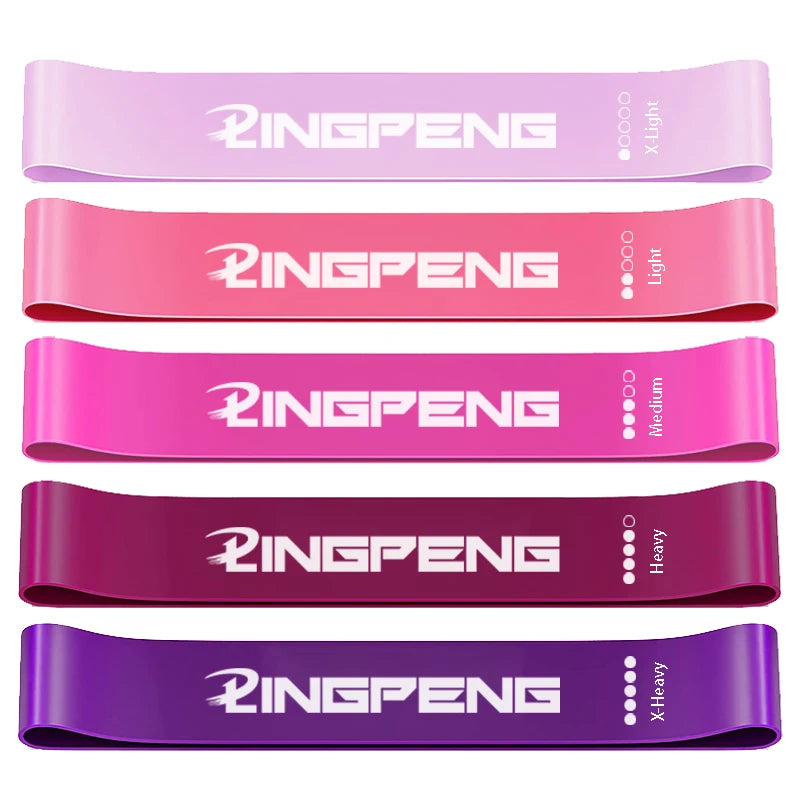 Resistance Loop Bands — Set of 5 Strengths